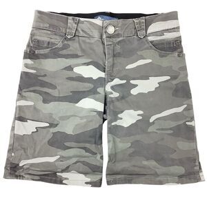 Democracy Ab Solution Bermuda Shorts Women Size 4 Camo Camouflage Stretch Gray